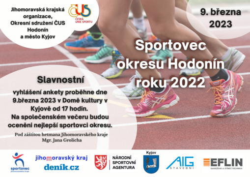 Sportovec okresu Hodonín roku 2022