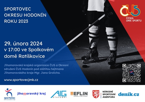 Galavečer - vyhlášení ankety Sportovec okresu Hodonín 2023